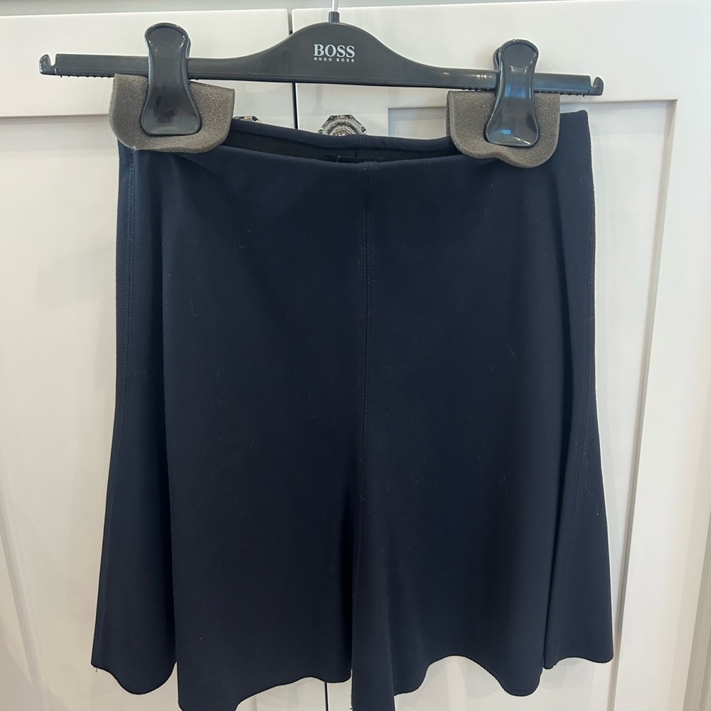 Theory Navy A Line Skirt